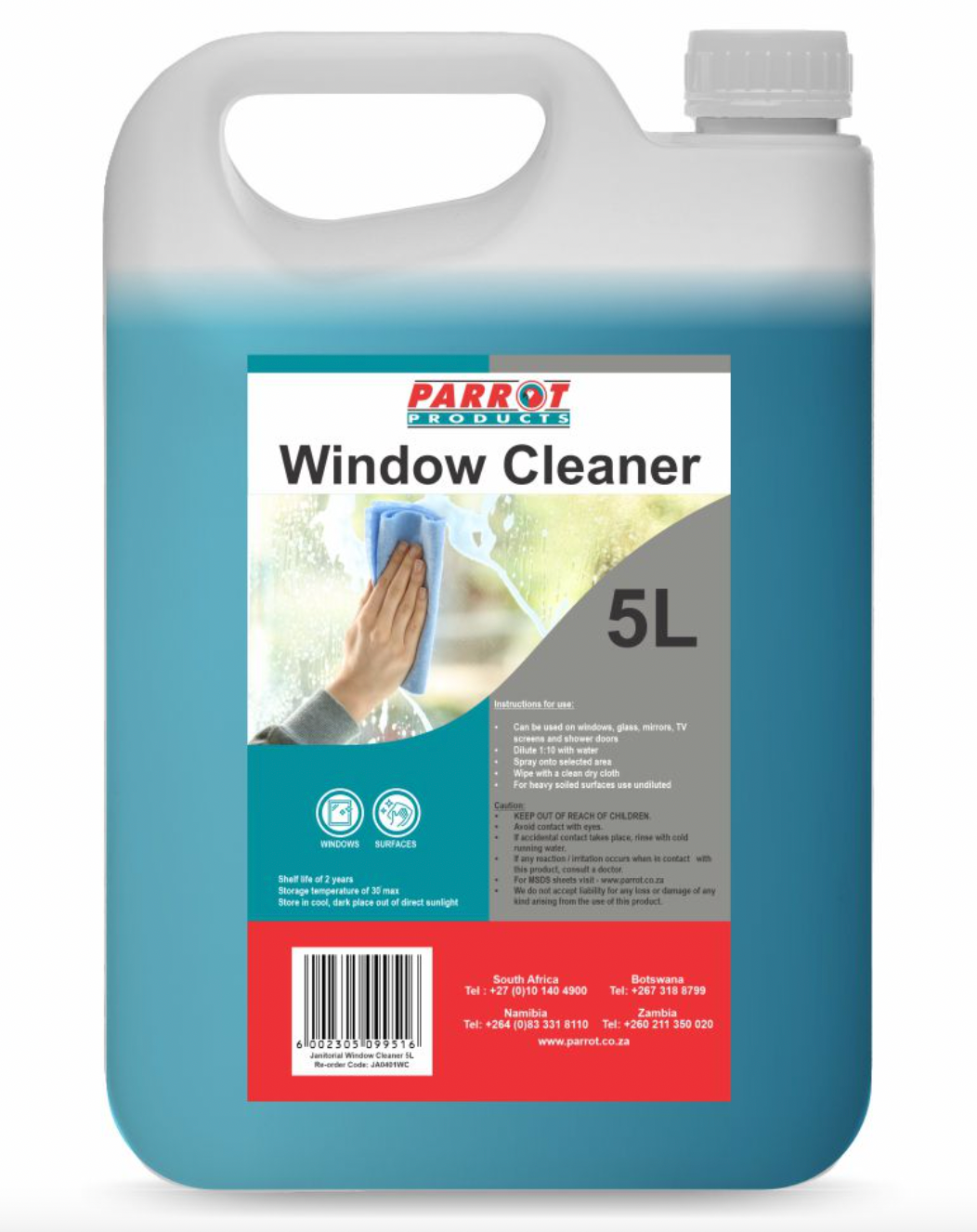 Parrot Products Window Cleaner 5 Litre