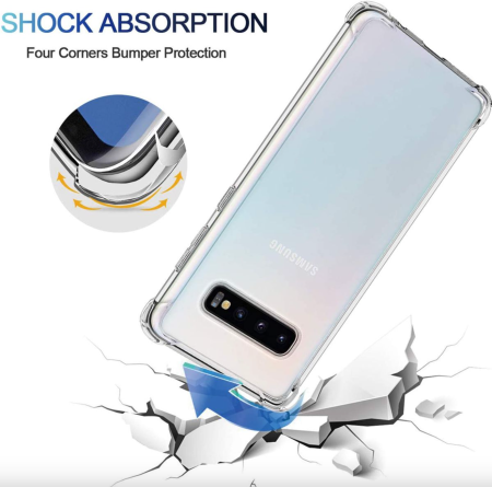 World Choice Shockproof TPU Clear Pouch Gel Case For Samsung Galaxy S10 E