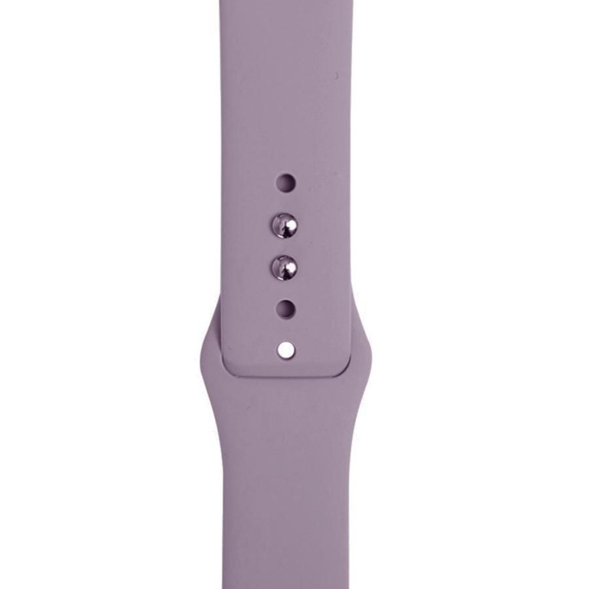 TekByte Silicone Strap for Apple Watch - Lavender Grey - 42/44/45/49mm - Image 2