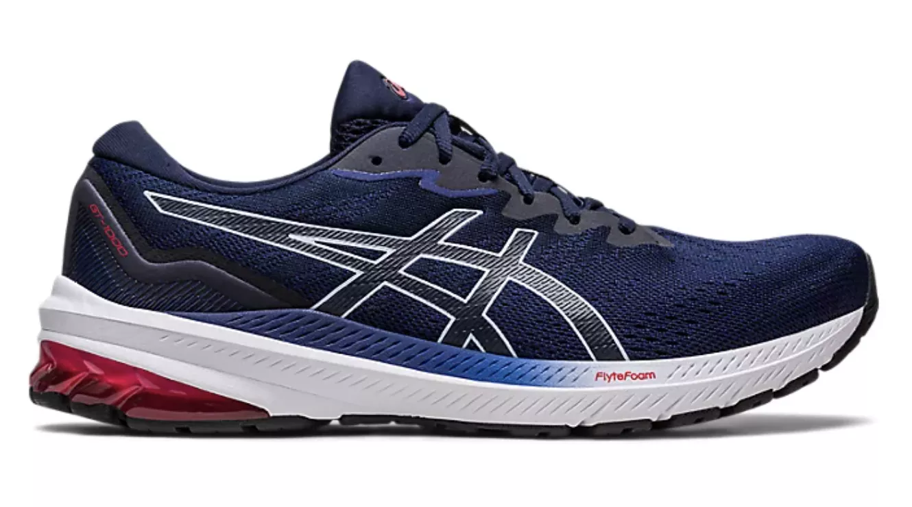ASICS Mens Gt-1000 11 Road Running Shoes - Indigo Blue/Midnight - Men UK 8