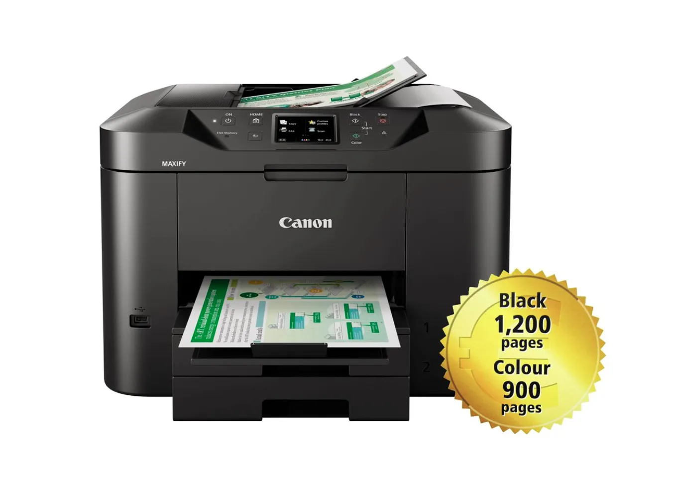 Canon MAXIFY MB2740 A4 4-in1 Multifunction Business Wi-Fi Inkjet Printer