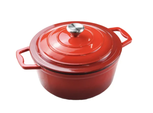 George Mason - 3.5 Litre Cast Iron Casserole - Red