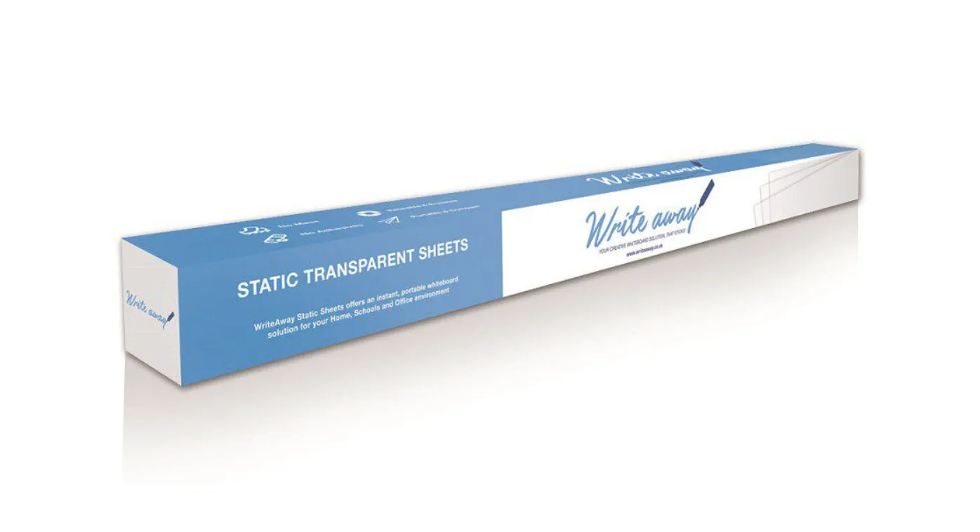 WriteAway A1 Static Transparent Sheets
