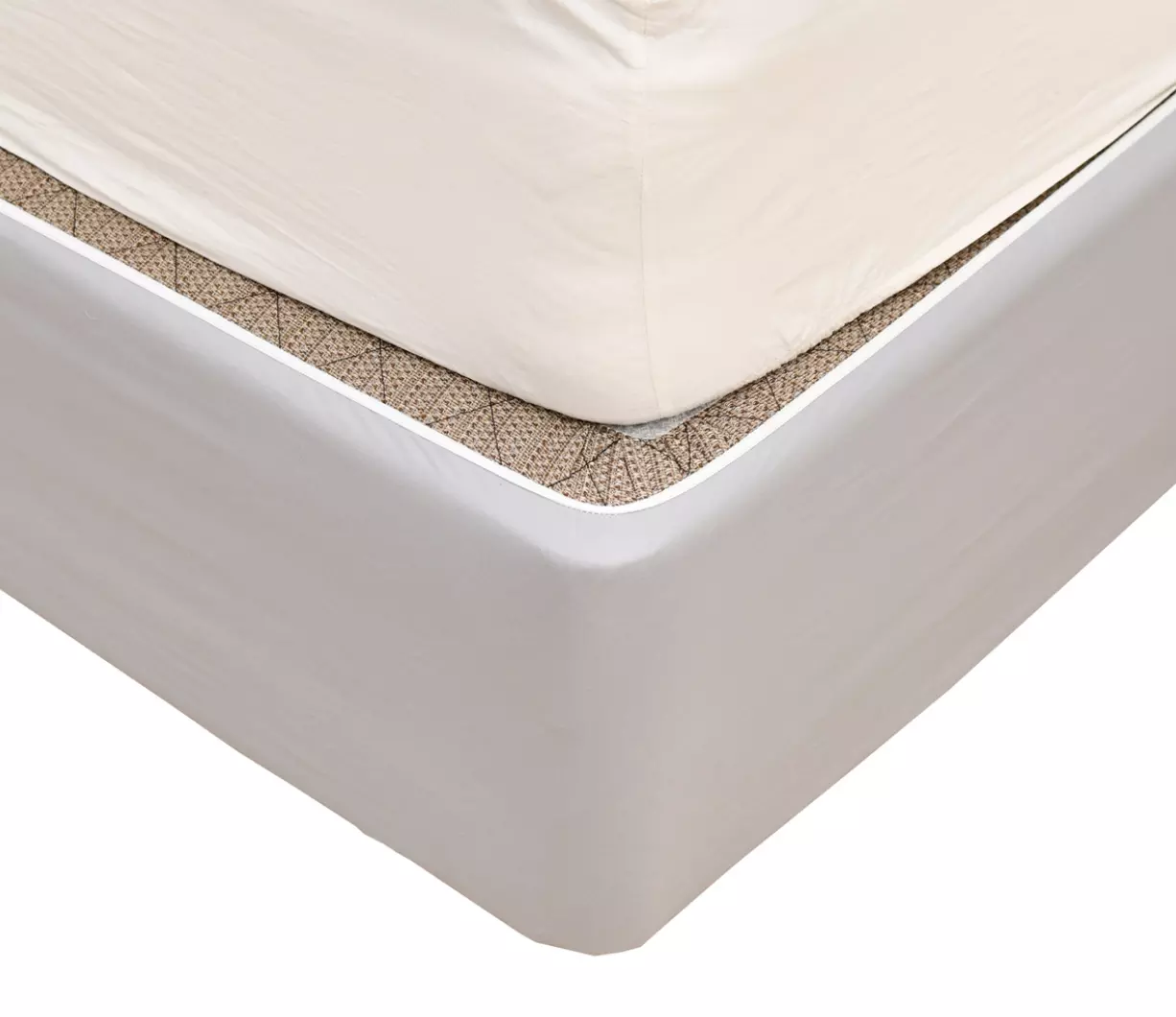 Mason Bed Base Wrap Grey Double SoLow