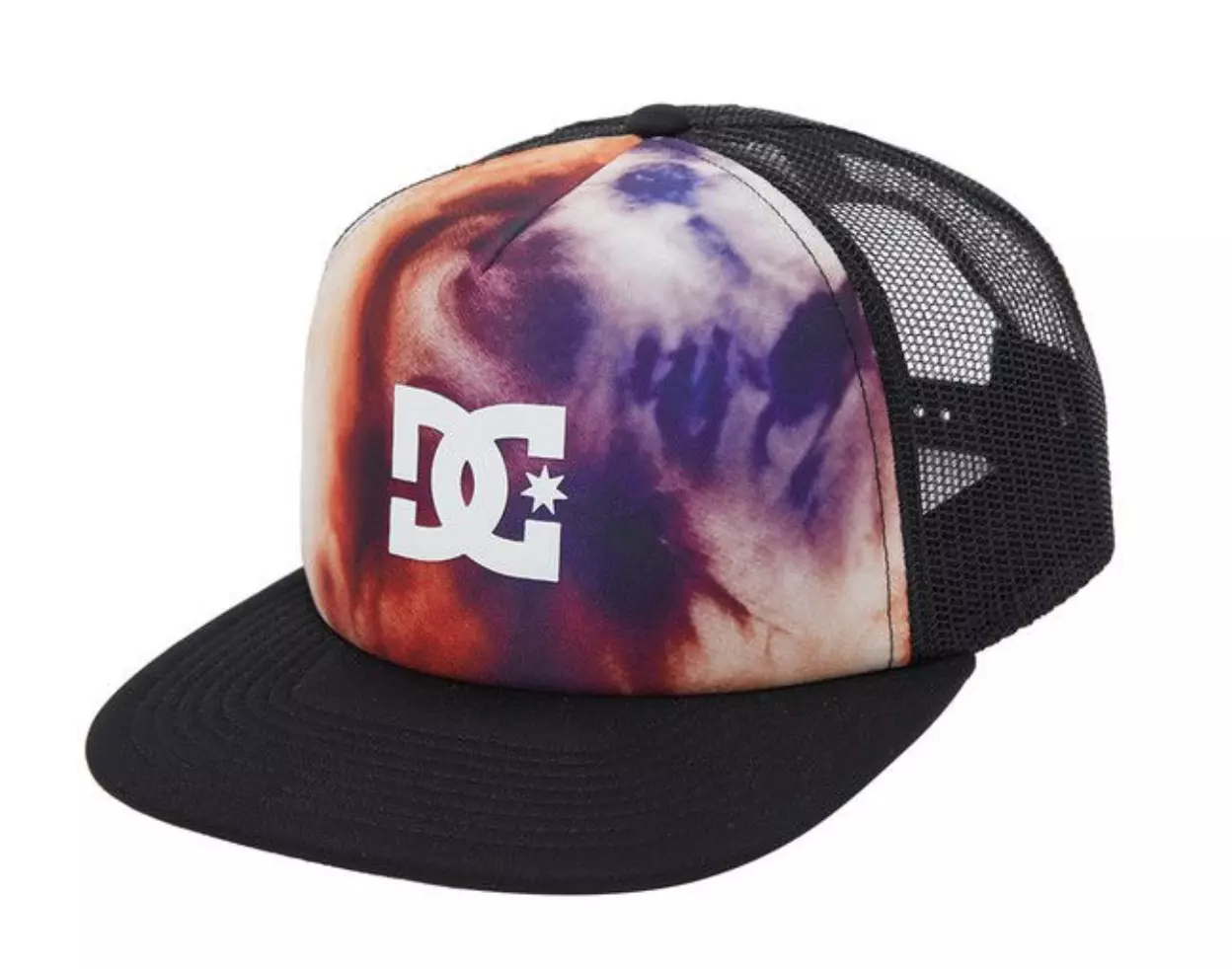 DC - Mens Gas Station Trucker Cap - Ice Tie Dye - Men