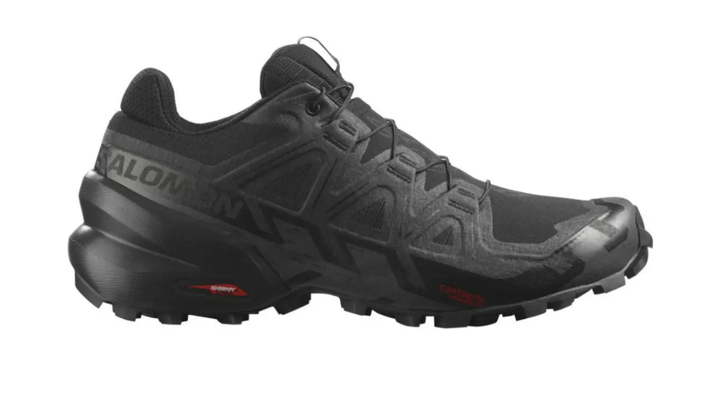 Salomon - Mens Speedcross 6 Trail Running Shoe - Black/Black/Phantom - Men UK 10