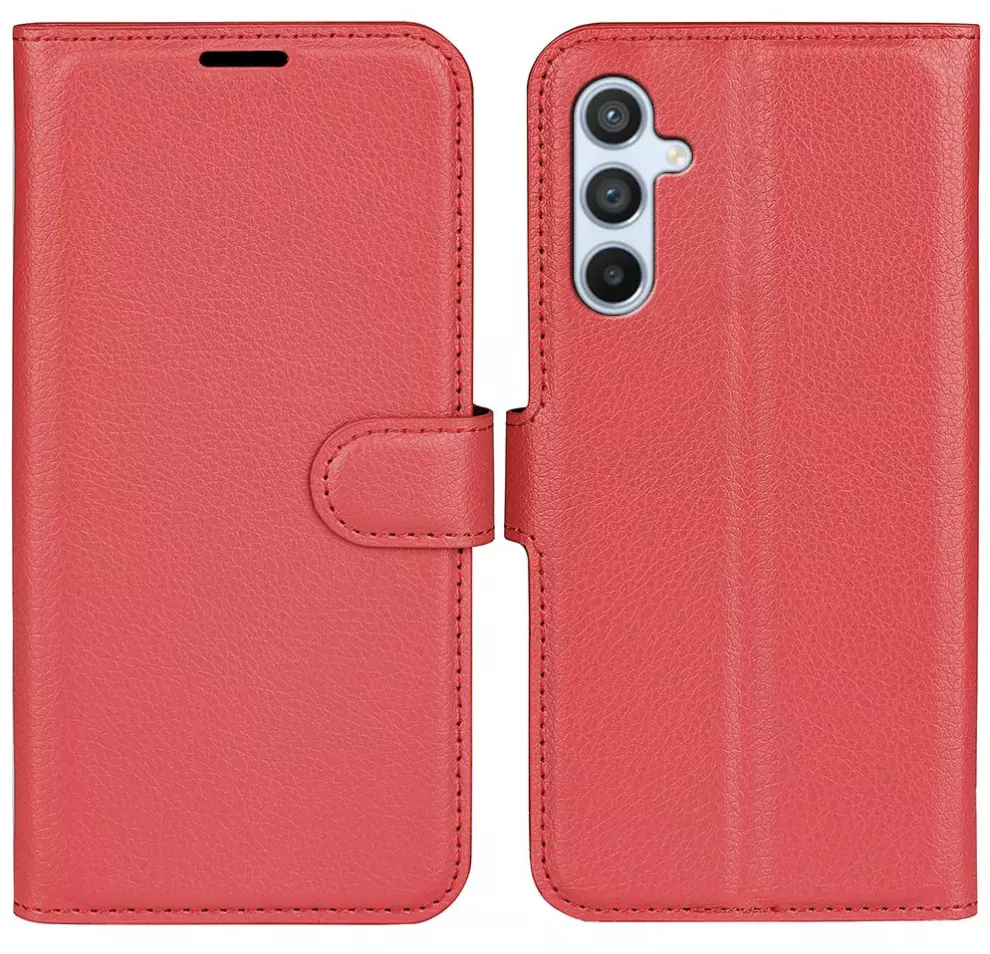 CellTime Flip Cover For Samsung Galaxy A34 - Red