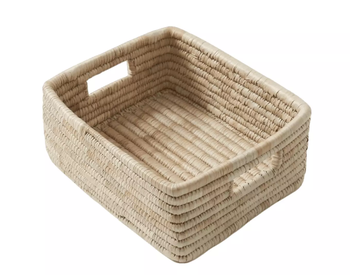 Square Woven Basket - Natural - Large