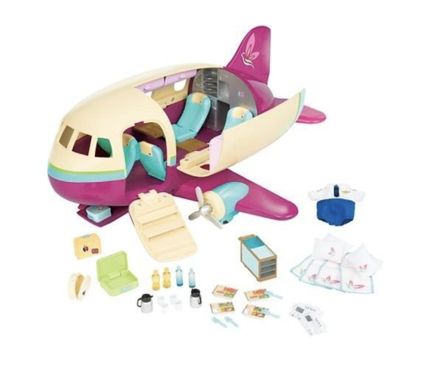 Li'l Woodzeez Airplane Playset (New, packaging damaged) - Image 2