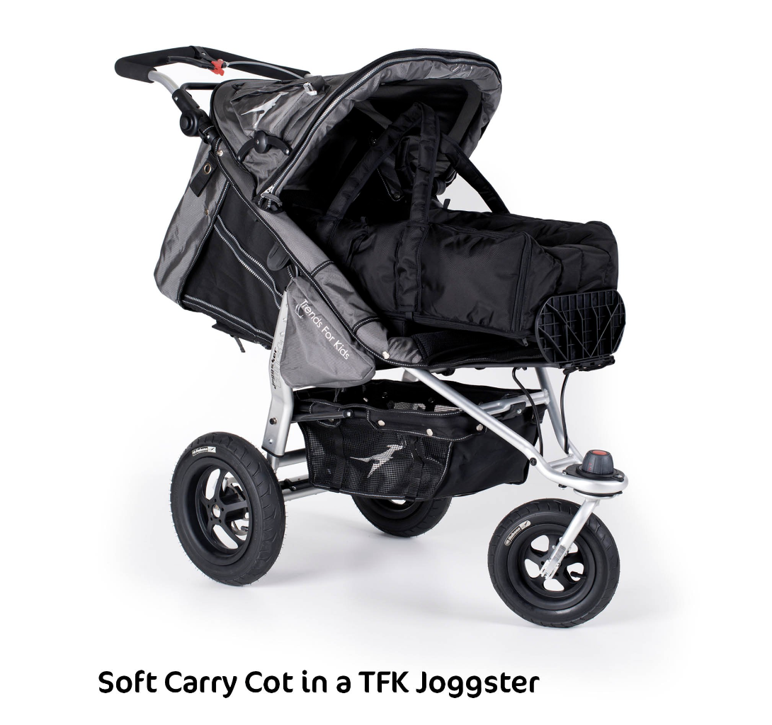 TFK Soft Carry Cot Black (NEW, packaging damaged) - Image 2