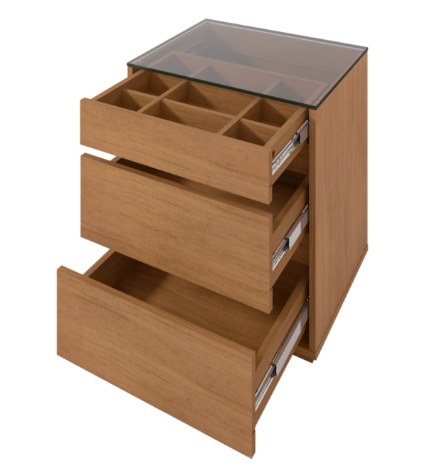 George & Mason Belize-Nightstand - Cedar - Image 2