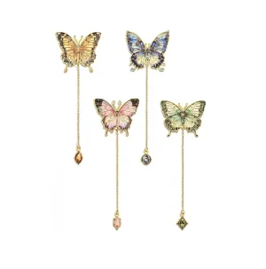 4pcs Butterfly Bookmarks for Women Aesthetic Vintage Metal Bookmarks (New)