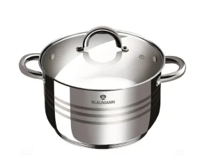 Blaumann 20cm Stainless Steel Casserole with Lid (New)