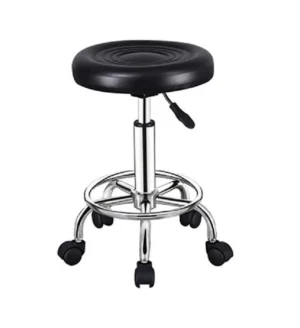 Diyya Rolling barstool - Black (New, open-box)