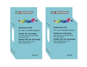 HP 653 Black and HP 653 Color compatible ink cartridge multipack (New, sealed)