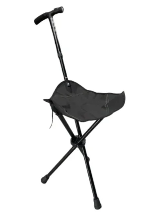 SamMag Biz Portable 2 in 1 Foldable Walking Cane with Stool (New)