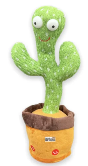 Toys and Beyond Talking Cactus Mimic Toy for Children – Repeats What You Say (New, packaging damaged / no packaging)