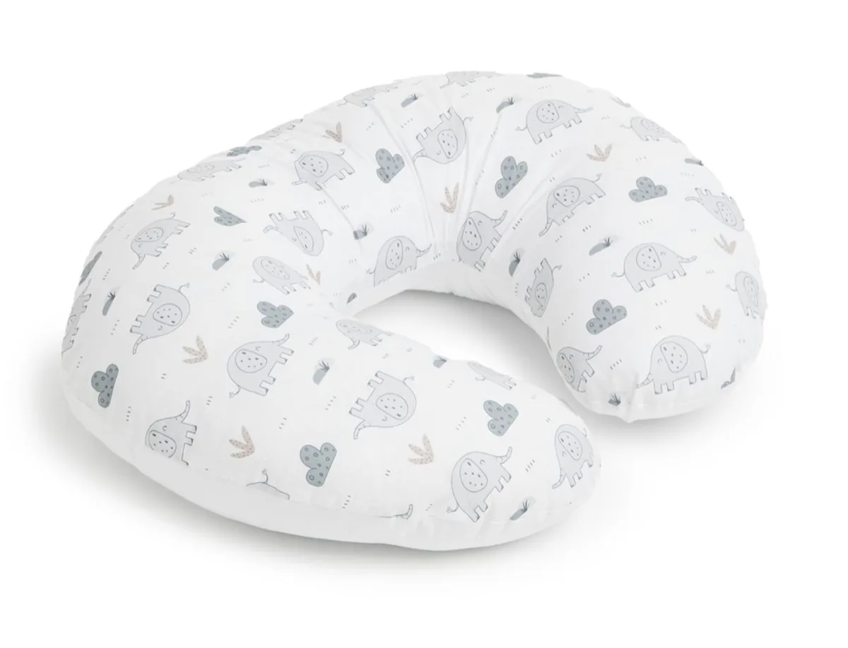 George Mason Baby - Snuggle Pillow - Pastel Elephant (New)