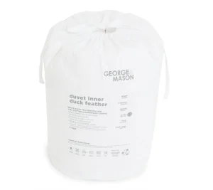 George & Mason Cotton Duck Feather Duvet Inner - 7 Tog - Super King (New, packaging damaged / no packaging)