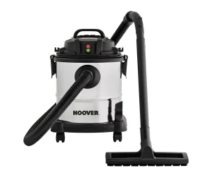 Hoover Stainless Steel 20L Wet Dry Drum Vacuum (New, open-box)
