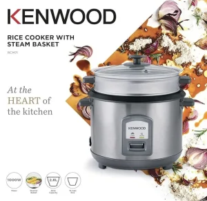 Kenwood - Stainless Steel Rice Cooker Steamer 1.8L - RCM45.000SS (New, open-box)