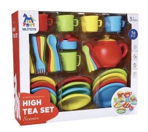 Mingli Toys - Pretend Play - Dinner Tea Set - 36 Pieces  (New, packaging damaged / no packaging)