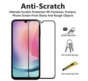 9D Tempered Glass Screen Guard Protector Compatible with Samsung Galaxy A15 (New)