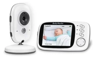 Baby Monitor with 3.2 LCD Display and Rechargeable Battery - Baby Monitor with 3.2 LCD Display and Rechargeable Battery (New)