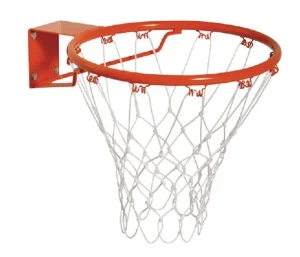 Basketball Hoop with Net Solid Steel Ring 45cm Diameter - 15mm Solid Steel Ring (New, sealed)