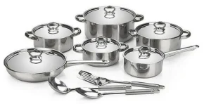Condere Stainless steel Pot set 15 PCS - Ay15pcs (New, shop display model)