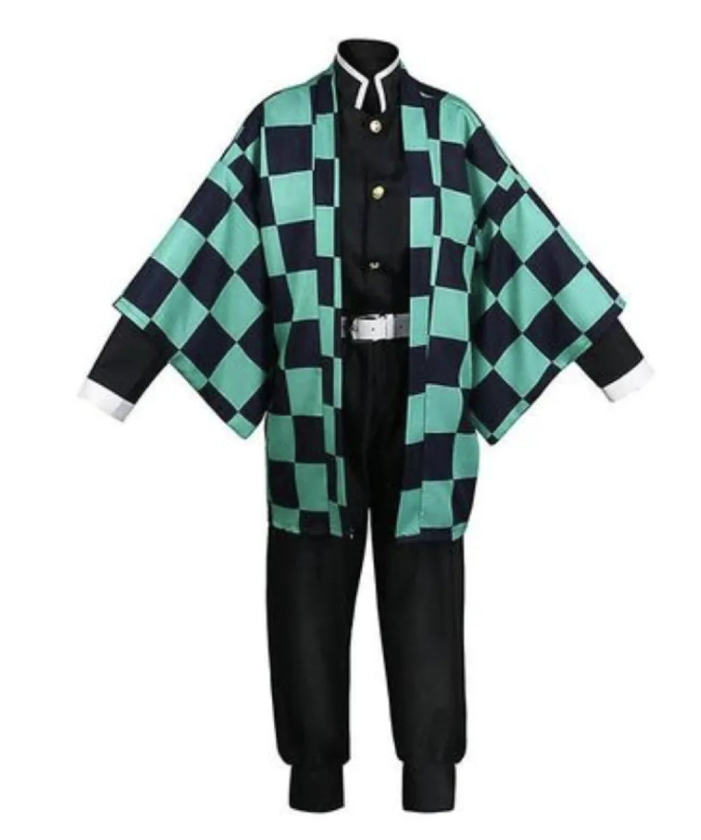 Demon Slayer Tanjiro Kamado Anime Cosplay Set - L (New)