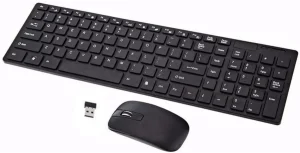 EASYTAO Wireless Keyboard and Mouse 2.4 GHz Keyboard and Mouse Kit - Black (New)