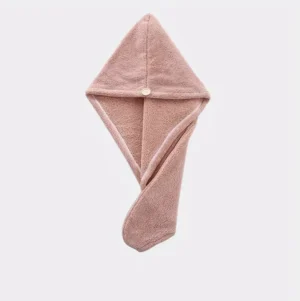 Luxury Head Wrap Towel Ultra-Soft - Pink (New, packaging damaged / no packaging)