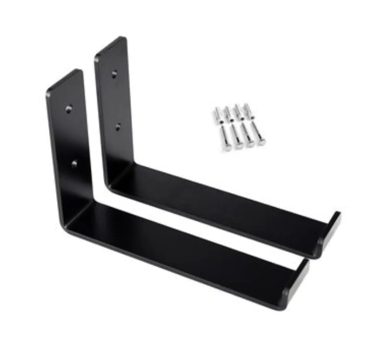 Ubbe Heavy-Duty J Shelf Bracket for Naked Shelves - 50mm (New)