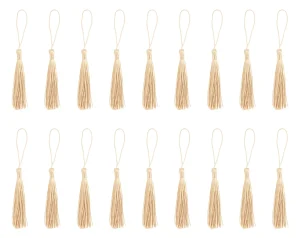 100Pcs Gold Bookmark Tassels for Jewelry Making DIY Projects (New)