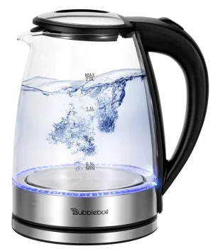 2 Litre Cordless Electric Glass Kettle Fast Boiling With LED Indicator (New, shop display model)
