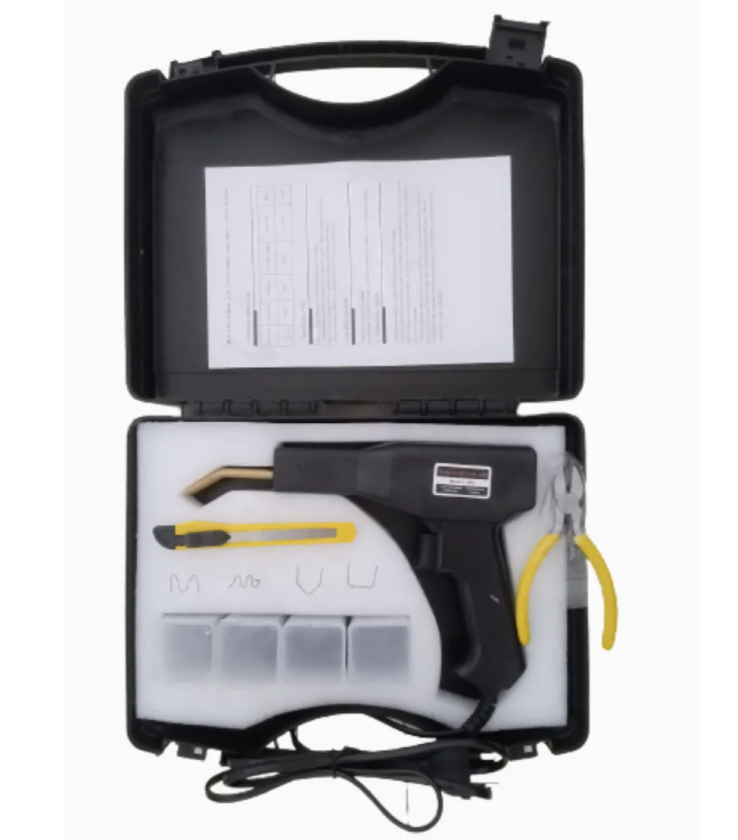 30W Handheld Hot Gun Stapler Plastic Welding Repair Tool Set (New)