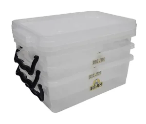 BIG JIM Storage Bin Multibox Set 8 Litre 3 Piece (New)