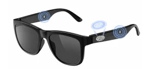 BezosMax Smart Glasses for Men Women Bluetooth Sunglasses with Speakers - Black (New, shop display model)