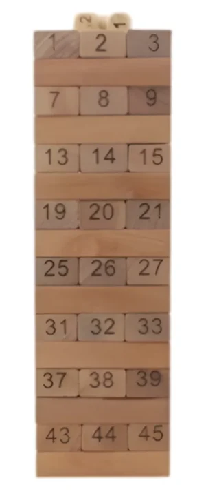 Building Blocks 54 Pieces Number Game - Building Blocks 54 Pieces Number Game (New, sealed)