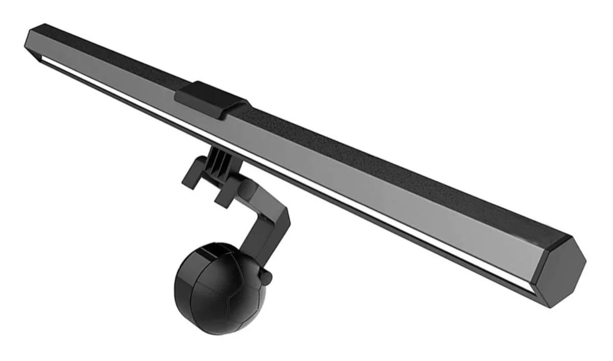 Desk Monitor Light Bar USB Powered LED Computer Light (Length 40cm) - For Desk/Office/Home 3 Adjustable Color Temperature 10 Dimming Brightness Levels No Screen Glare Black (New)