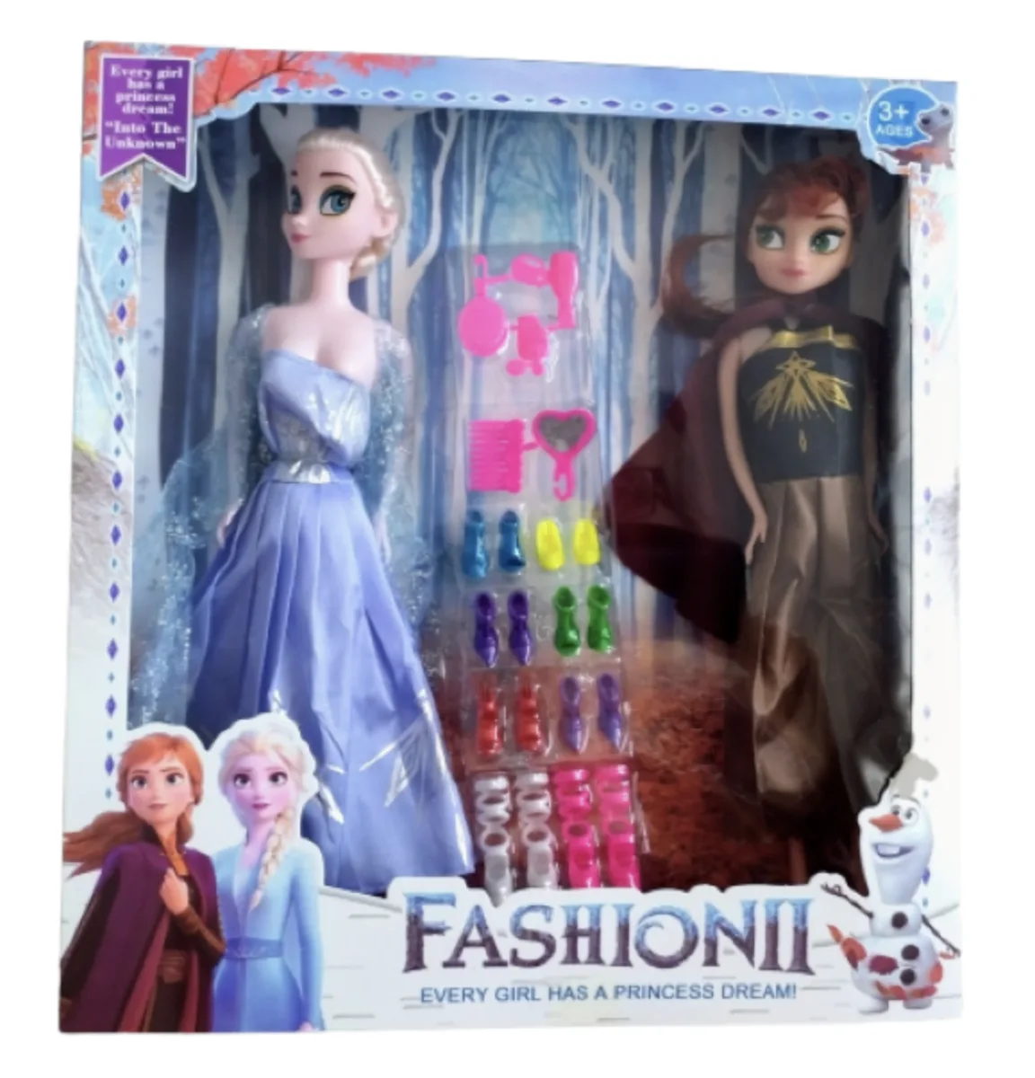 Elsa of Frozen Figurine Set - Fashion Doll Set (New, sealed)