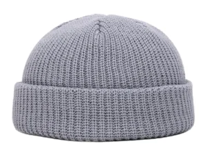Men Women Plain Winter Warm Hats - Grey (New)