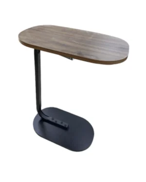 Multifunction Portable C-Shaped Metal Frame End Table (New)