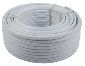 PVC Electric Cable - 1.5mm 100m Roll - White (New, sealed)