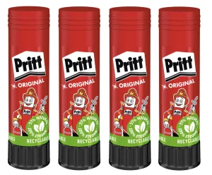 Pritt Stick 43g Glue Stick - Value Pack Of 4 (New)