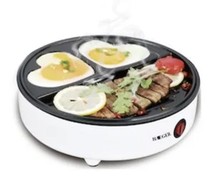White-Mini Electric Baking Pan - 600W (New)