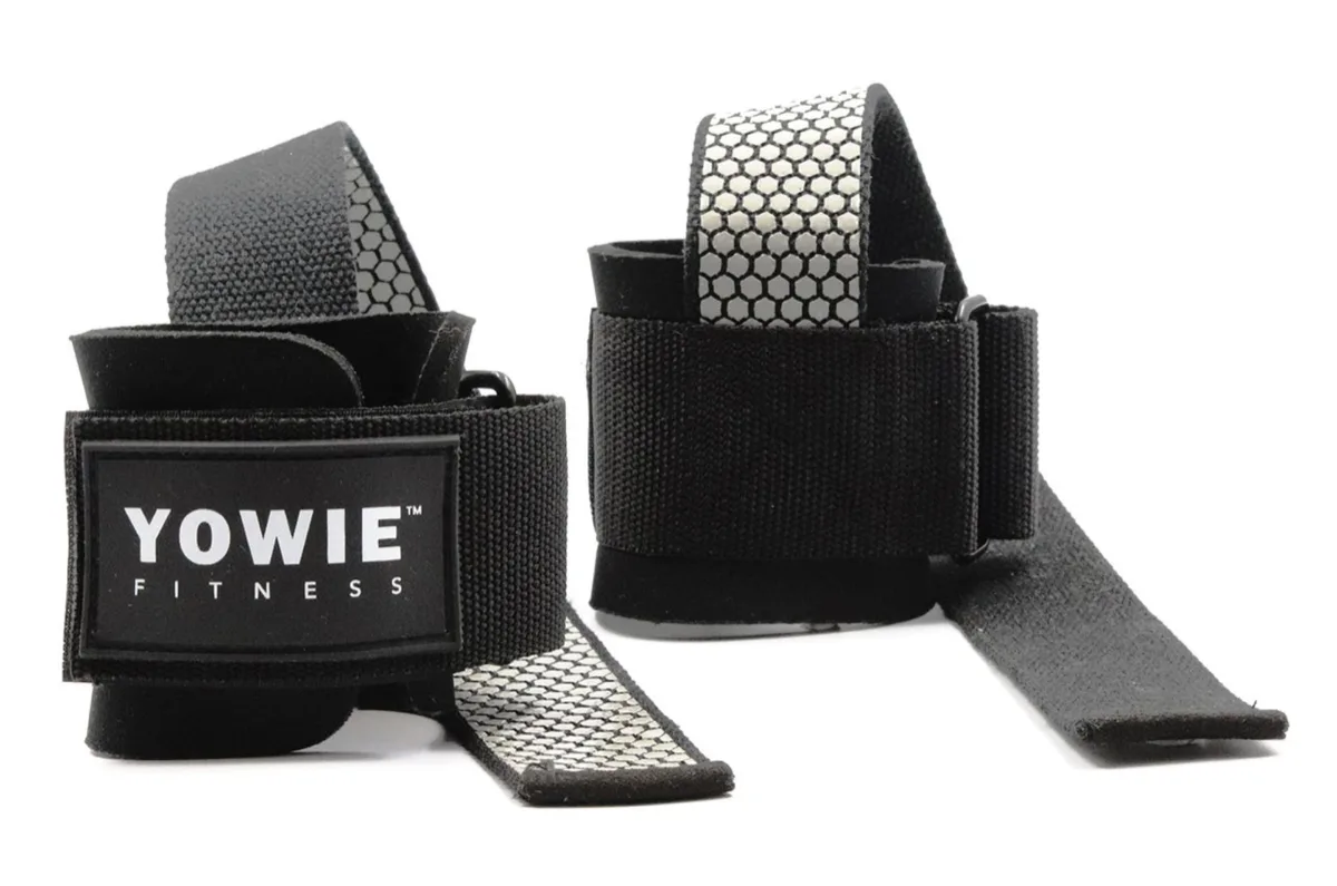 Yowie – Lifting Wrist Strap / Wrap with Gel Grip – Non-Slip Padding – Black – Weightlifting Wrist Wrap / Grip Support / Brace (New)